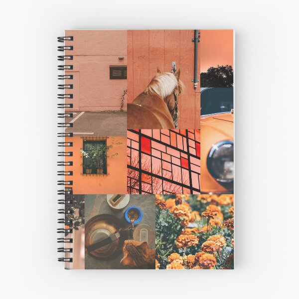 Item preview, Warm Orange Peach Tones Aesthetic Collage Art Print designed and sold by Aesthetic Crew.
