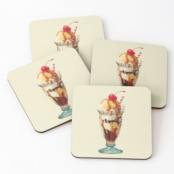 Item preview, Vintage Sundae – Retro Sundae with Cherry and Cream designed and sold by Meiersbeste.