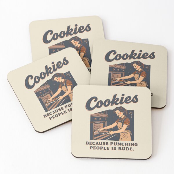 Item preview, Cookies Because Punching People Is Rude designed and sold by VinsendDraconi.