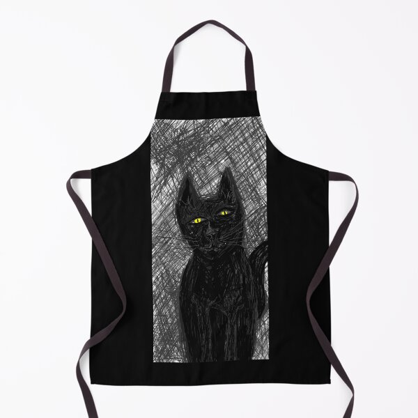 Artikelvorschau, Skizzenhafte schwarze Katze entworfen und verkauft von DancingCreek.