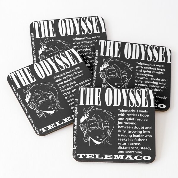 Item preview, Telemachus Line Art – Greek Mythology Inspired Design designed and sold by lowder.