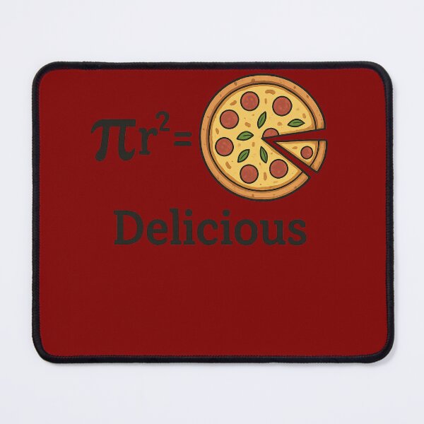 Item preview, πr² = Delicious pizza designed and sold by PrintHorizonD.