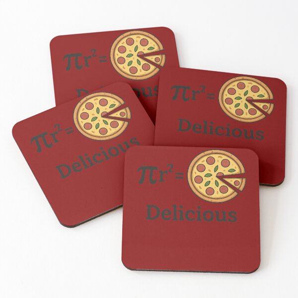 Item preview, πr² = Delicious pizza designed and sold by PrintHorizonD.