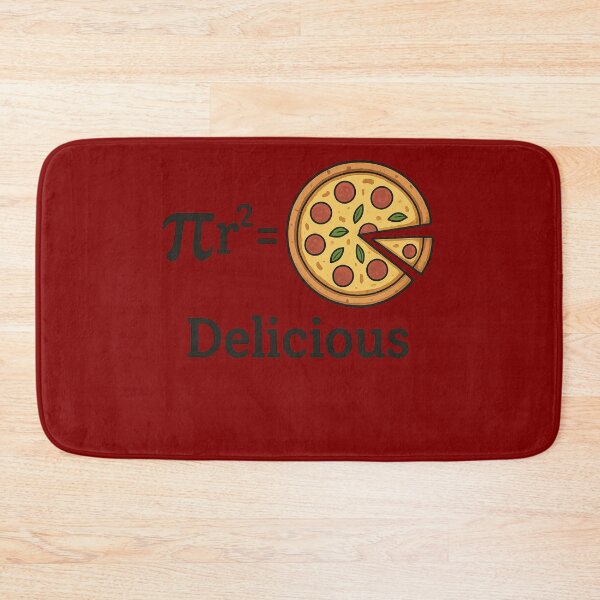 Item preview, πr² = Delicious pizza designed and sold by PrintHorizonD.
