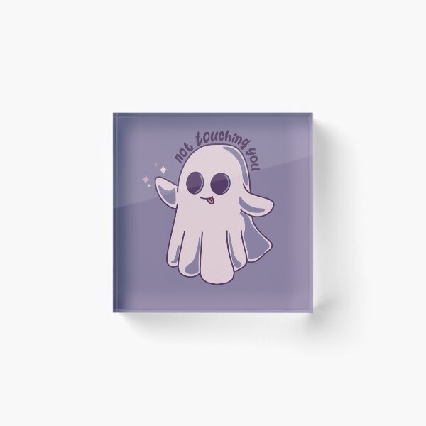 Item preview, Not Touching You – Cute Ghost Meme Art designed and sold by Feral-by-Elsie.