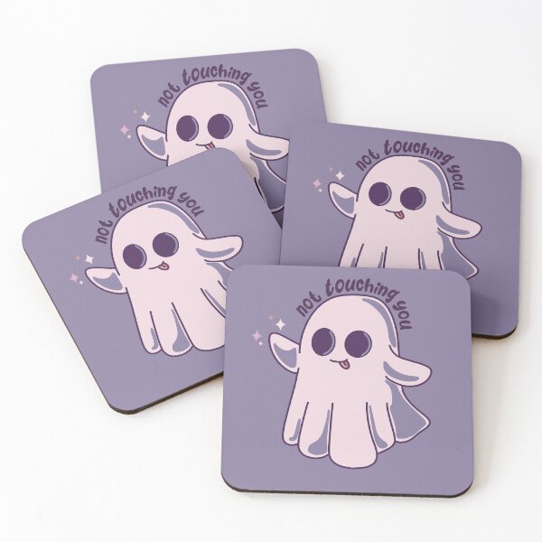 Item preview, Not Touching You – Cute Ghost Meme Art designed and sold by Feral-by-Elsie.