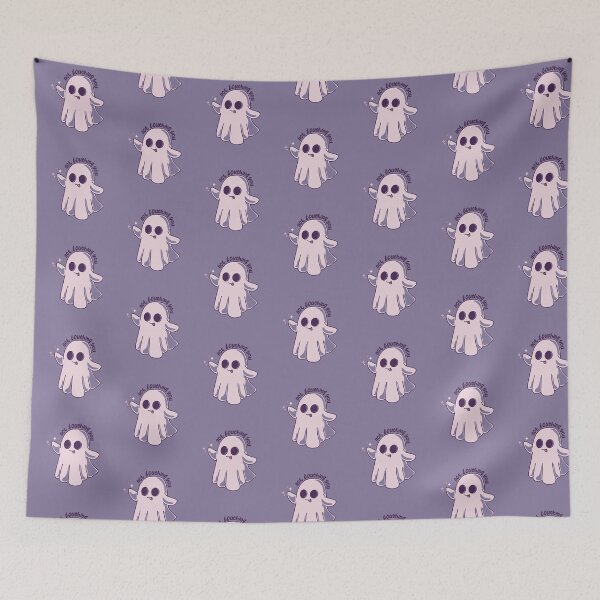 Item preview, Not Touching You – Cute Ghost Meme Art designed and sold by Feral-by-Elsie.