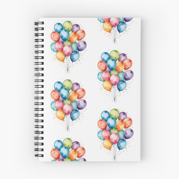 Item preview, Happy birthday balloons watercolor or congratulations art paint illustration  designed and sold by cheekylorns.