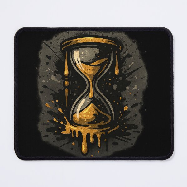 Item preview, Melting Clock – Time Slipping Away Graffiti Tee designed and sold by PastimeMastery.