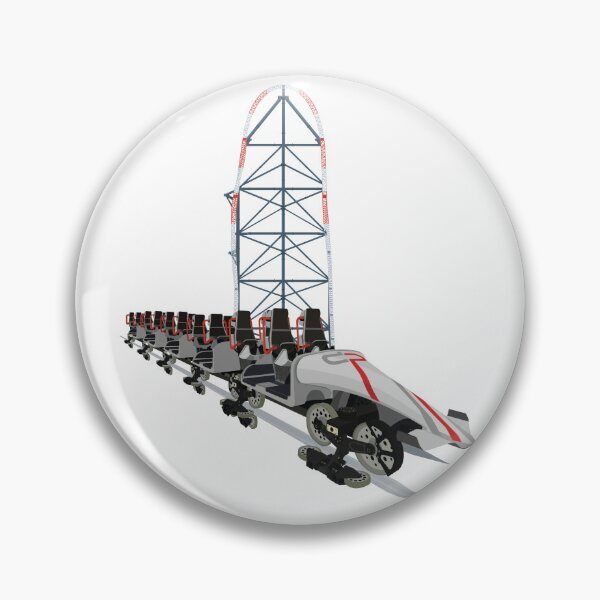 Item preview, Top Thrill 2 Zamperla Intamin Coaster Design - Silver Train designed and sold by CoasterMerch.