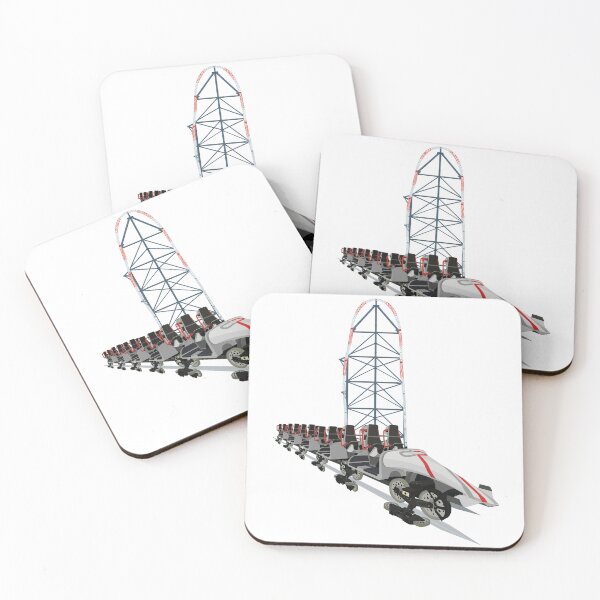 Item preview, Top Thrill 2 Zamperla Intamin Coaster Design - Silver Train designed and sold by CoasterMerch.