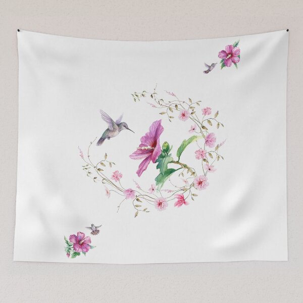 Item preview, Beautiful Oriental Inspired Hummingbird Celebration designed and sold by CherWhiteRabbit.