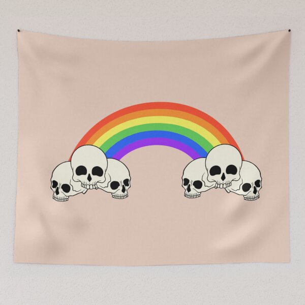 Item preview, Skull Rainbow designed and sold by Candy Andy Designs.