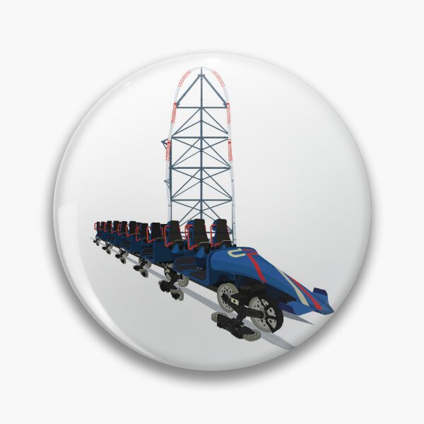 Item preview, Top Thrill 2 Zamperla Intamin Coaster Design - Blue Train designed and sold by CoasterMerch.