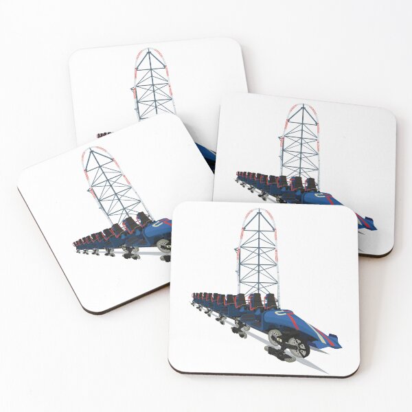 Item preview, Top Thrill 2 Zamperla Intamin Coaster Design - Blue Train designed and sold by CoasterMerch.