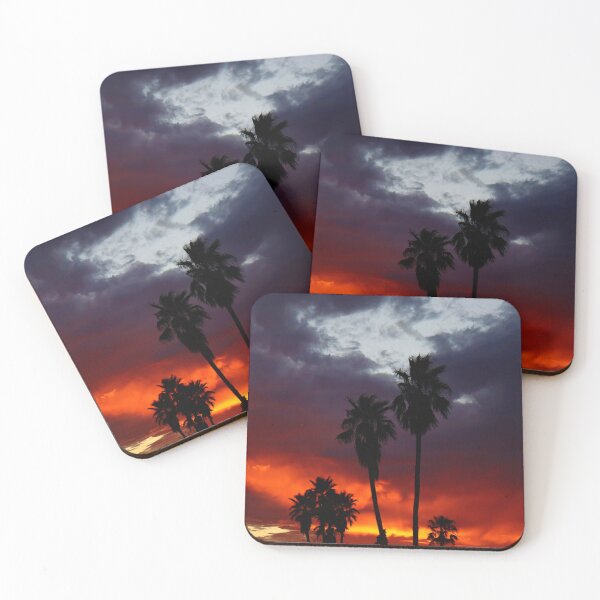 Item preview, Stunning Palm Trees Sunset designed and sold by simonjayphotos.