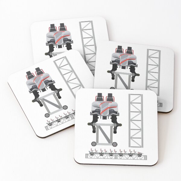 Item preview, Top Thrill 2 Zamperla Train Design - Silver designed and sold by CoasterMerch.