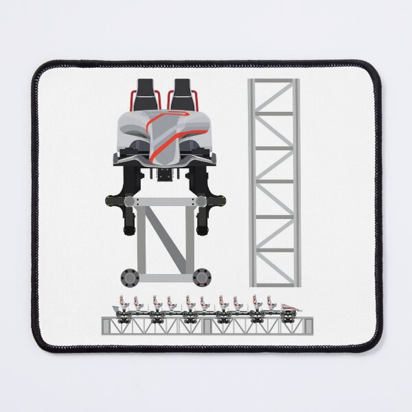 Item preview, Top Thrill 2 Zamperla Train Design - Silver designed and sold by CoasterMerch.
