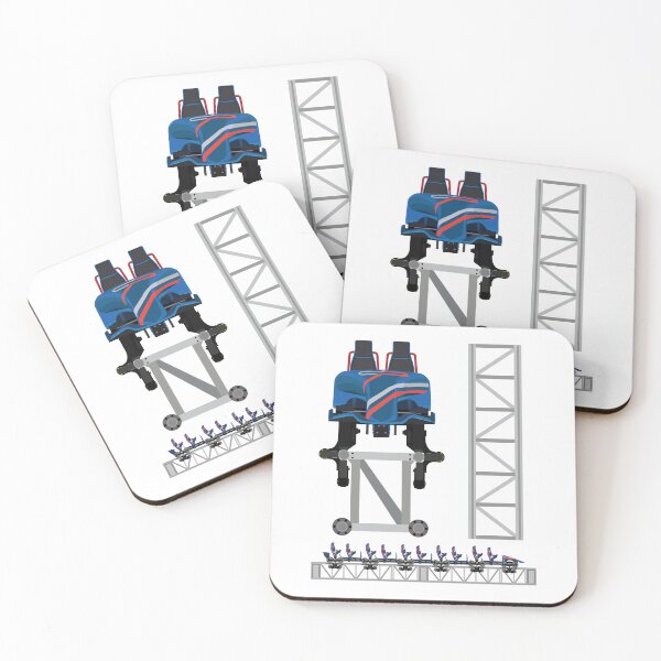 Item preview, Top Thrill 2 Zamperla Train Design - Blue designed and sold by CoasterMerch.