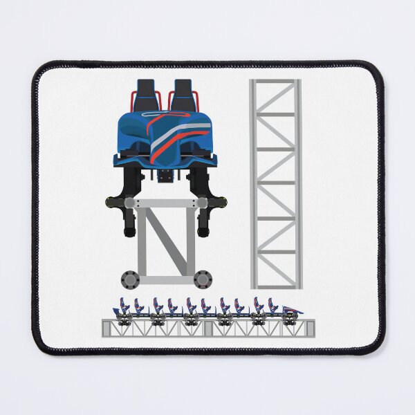 Item preview, Top Thrill 2 Zamperla Train Design - Blue designed and sold by CoasterMerch.
