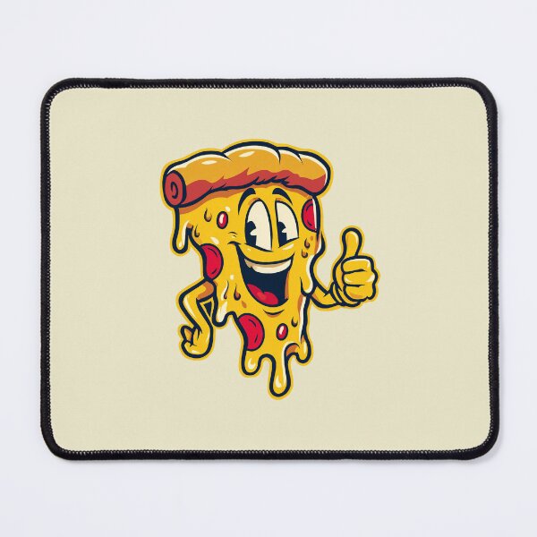 Item preview, Retro Pizza Slice – Funny Cartoon Fast Food Design designed and sold by Meiersbeste.