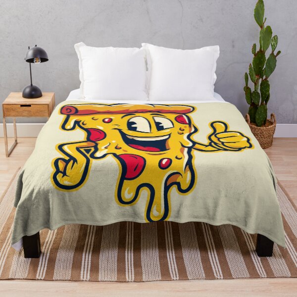 Item preview, Retro Pizza Slice – Funny Cartoon Fast Food Design designed and sold by Meiersbeste.