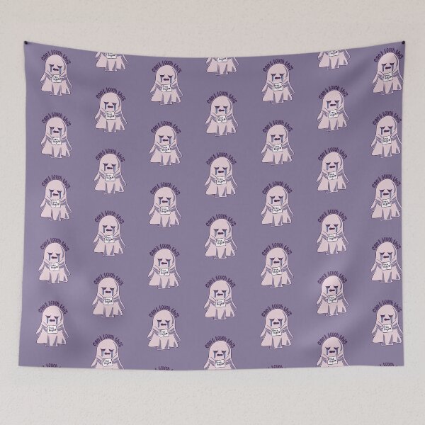 Item preview, Can’t Touch This – Sad Ghost Free Hugs Art designed and sold by Feral-by-Elsie.