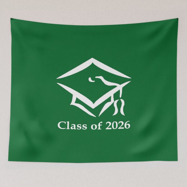 Item preview, Class of 2026 Kelly Green and White designed and sold by ZaryaParx.