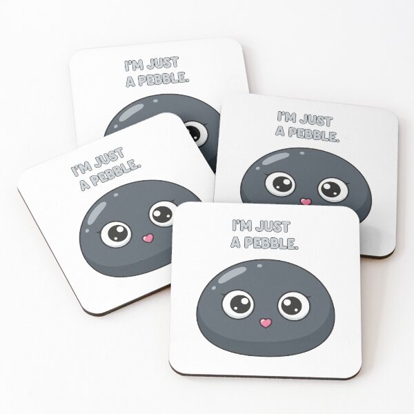 Item preview, I’m Just a Pebble Kawaii Rock designed and sold by Apex Designs.