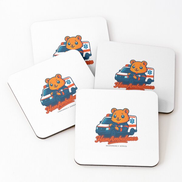 Item preview, HamAmbulance – NeonHamsters (HamSMercy Series) designed and sold by NeonHamsters.