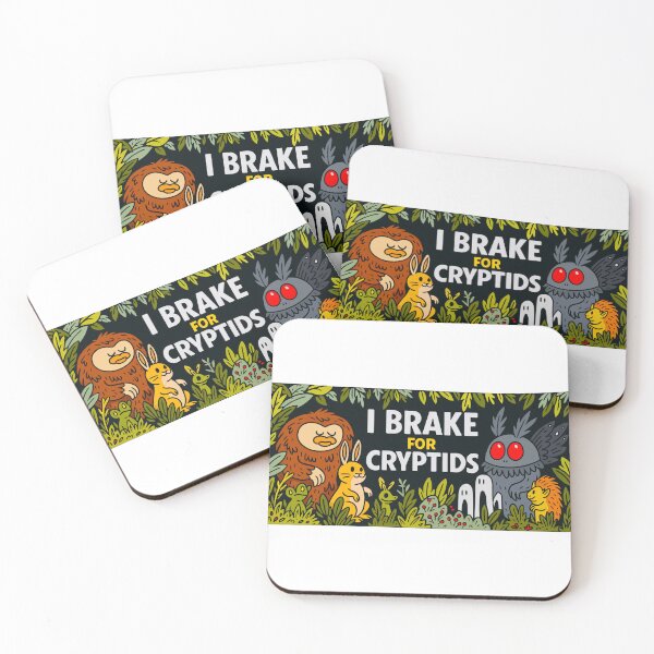 Item preview, I Brake For Cryptids designed and sold by SnorkleSupply.