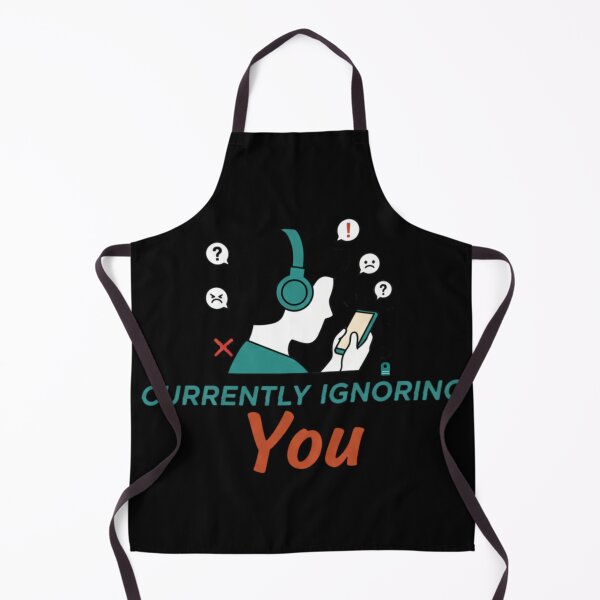 Item preview, Currently Ignoring You Phone Logo designed and sold by Silent Watch Threads..