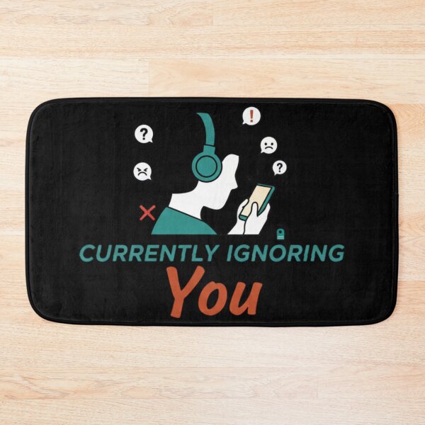 Item preview, Currently Ignoring You Phone Logo designed and sold by Silent Watch Threads..
