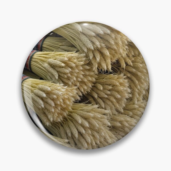 Item preview, Bundle Wheat Sheaves With Plaid Autumn Ribbon designed and sold by Maria Dryfhout.