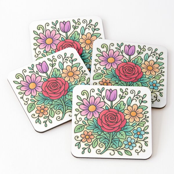 Item preview, Doodle Art 007 (Rose and Flower) : By WachiraX designed and sold by WachiraX.