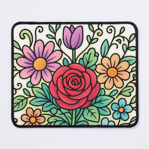 Item preview, Doodle Art 007 (Rose and Flower) : By WachiraX designed and sold by WachiraX.