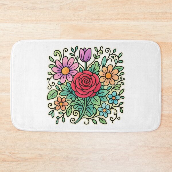 Item preview, Doodle Art 007 (Rose and Flower) : By WachiraX designed and sold by WachiraX.