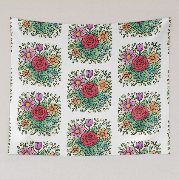 Item preview, Doodle Art 007 (Rose and Flower) : By WachiraX designed and sold by WachiraX.
