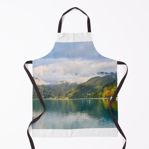 Item preview, Pilgrimage Church of the Assumption of Maria, Lake Bled autumn season landscape, Slovenia designed and sold by goceris.