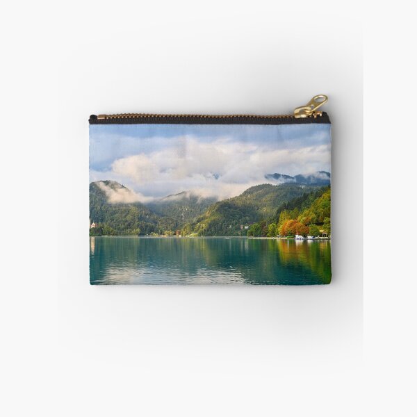 Item preview, Pilgrimage Church of the Assumption of Maria, Lake Bled autumn season landscape, Slovenia designed and sold by goceris.