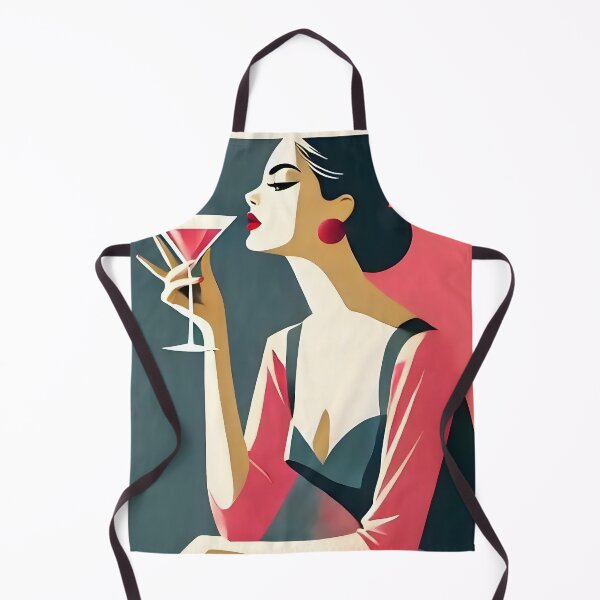 Item preview, Mid Century Modern Pink Argentina Martini designed and sold by Lee Hiller Designs.