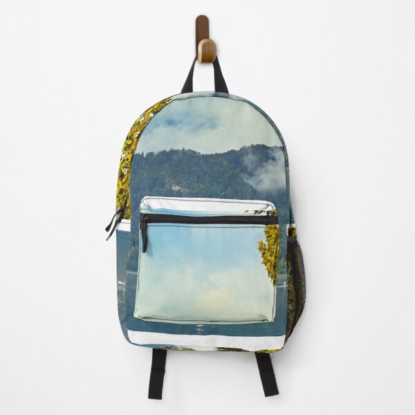 Item preview, Pilgrimage Church of the Assumption of Maria, Lake Bled autumn landscape, Slovenia designed and sold by goceris.