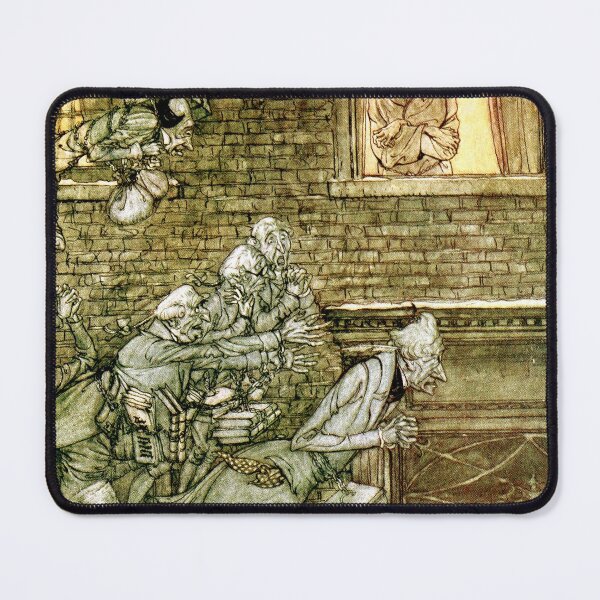 Item preview, Phantoms - A Christmas Carol - Arthur Rackham designed and sold by forgottenbeauty.