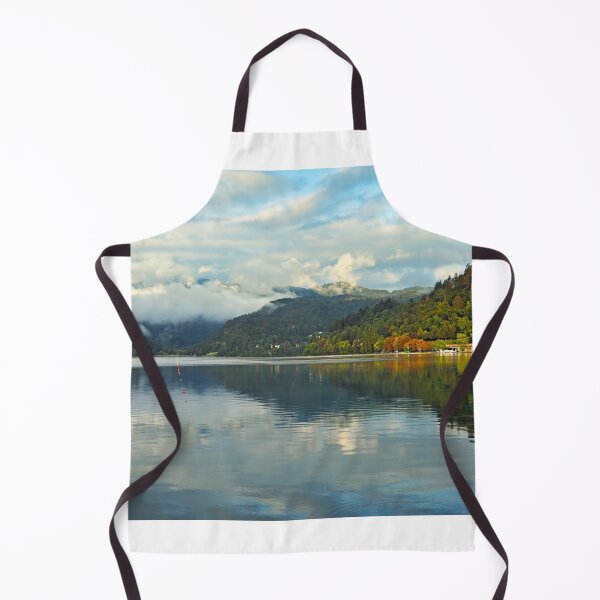 Item preview, Lake Bled with Bled Castle and Pilgrimage Church of the Assumption of Maria,morning landscape, Slovenia designed and sold by goceris.