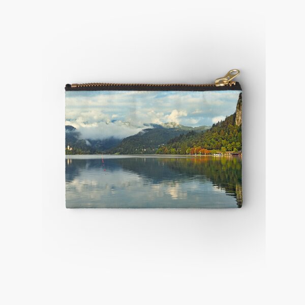 Item preview, Lake Bled with Bled Castle and Pilgrimage Church of the Assumption of Maria,morning landscape, Slovenia designed and sold by goceris.