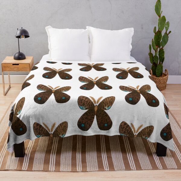 Item preview, Brown Moth Patterns designed and sold by fern.prints.