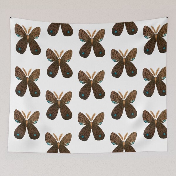 Item preview, Brown Moth Patterns designed and sold by fern.prints.
