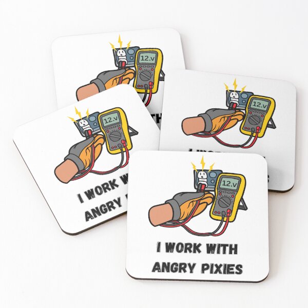 Item preview, I work with angry pixies designed and sold by FanTC.