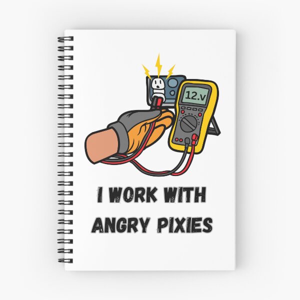 Item preview, I work with angry pixies designed and sold by FanTC.