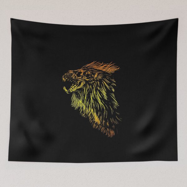 Item preview, Lion skull 2 designed and sold by barmalisiRTB.